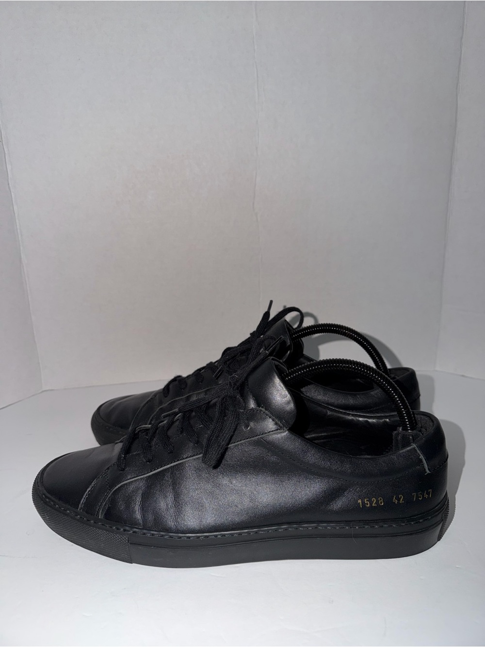 Common Projects Men’s 42 US9 Original Achilles Leather Low Top Sneakers Black